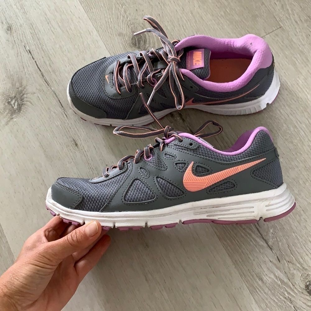 Nike Revolution 2 running shoes gray sneakers‎